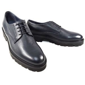 ALBERTO CICCIOLI 🇮🇹 MEN'S NAVY BLUE SOFT LEATHER COMFORT OXFORD SHOES